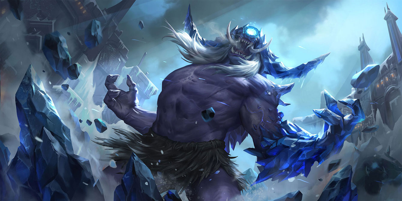 Frozen Watchers Art from Legends of Runeterra