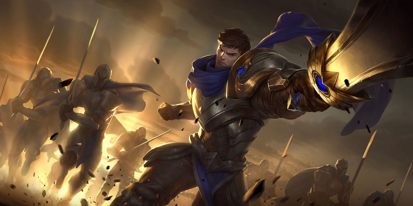Garen Level 2 Art from Legends of Runeterra