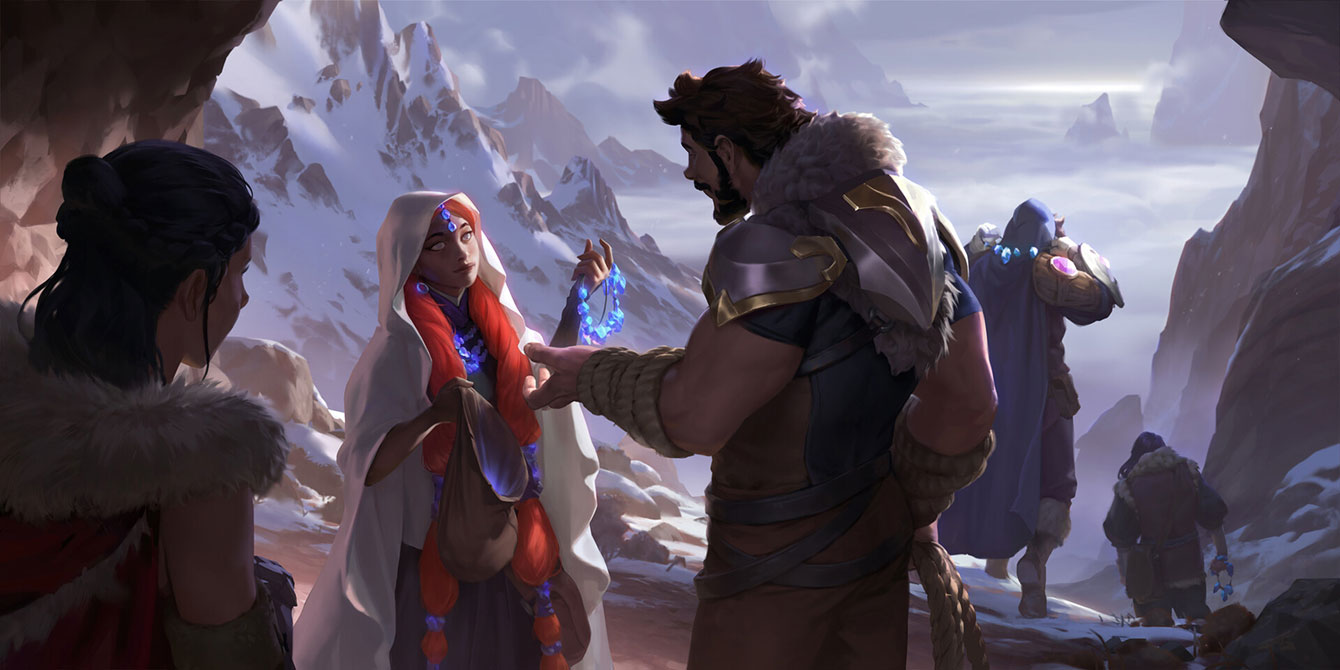 Gift Giver Art from Legends of Runeterra