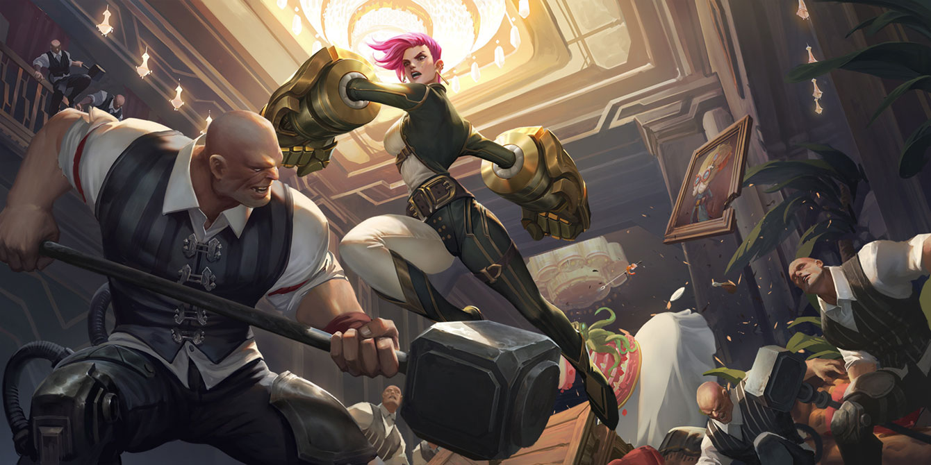 Gilded Vi Level 2 Art from Legends of Runeterra