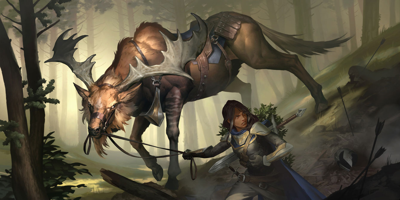 Greathorn Companion Art from Legends of Runeterra