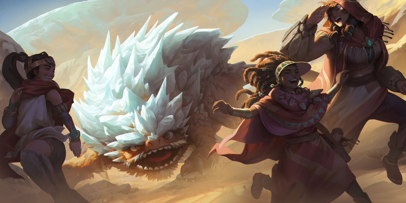 Grumpy Rockbear Art from Legends of Runeterra
