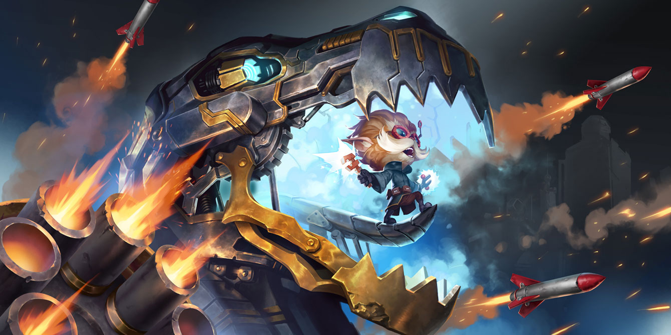 Heimerdinger Level 2 Art from Legends of Runeterra