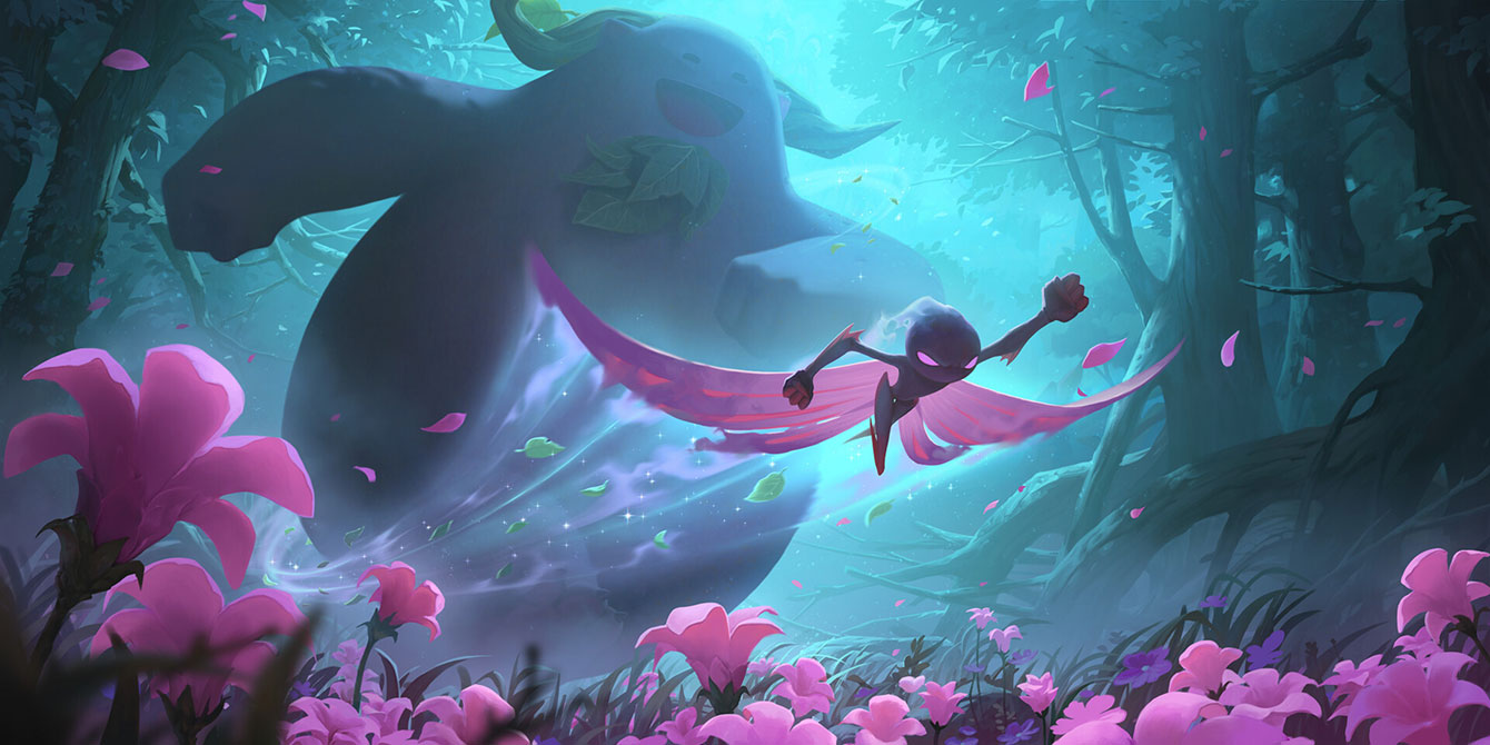 Helper Spirit Art from Legends of Runeterra