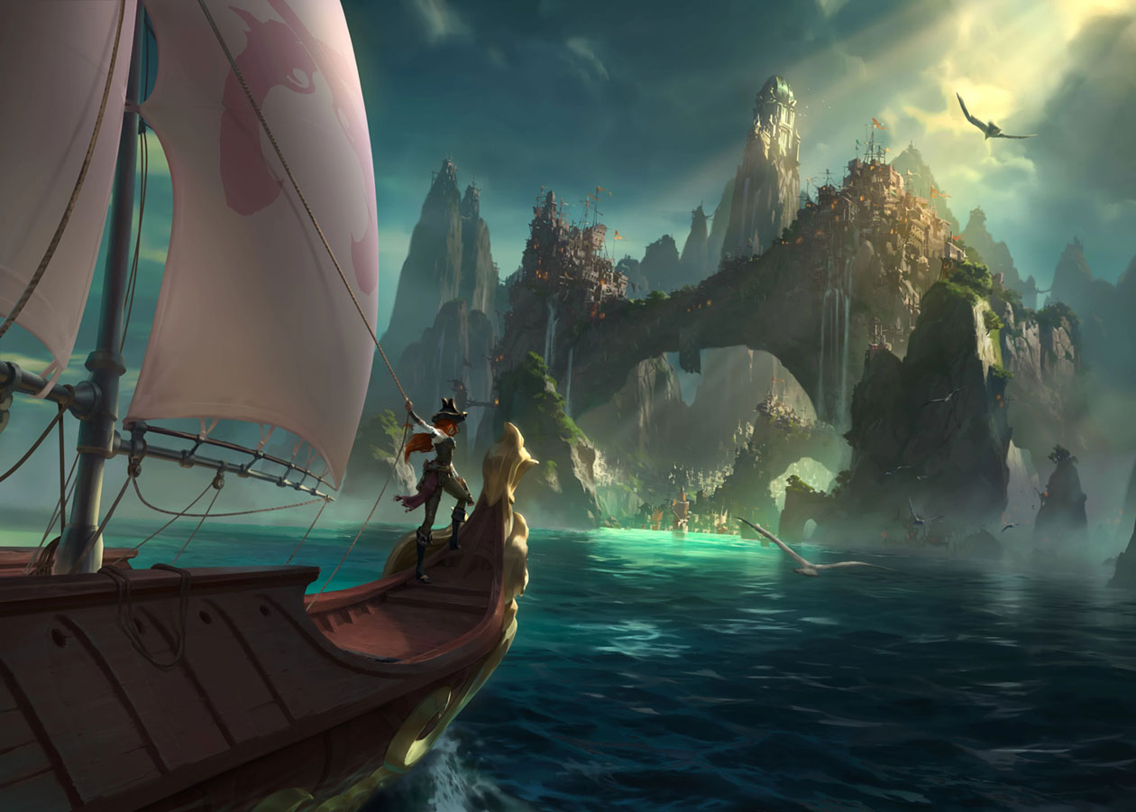 Homescreen: Bilgewater Art from Legends of Runeterra