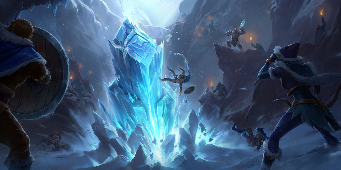 Ice Pillar Art from Legends of Runeterra