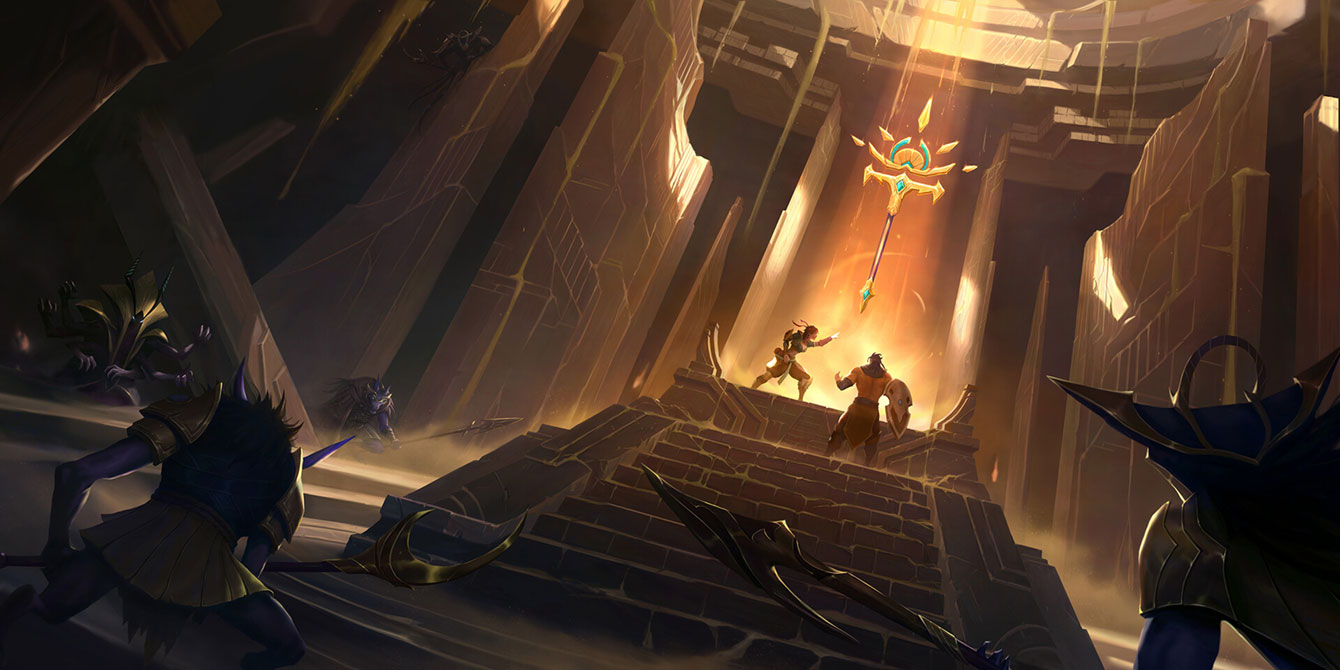 Inner Sanctum Art from Legends of Runeterra