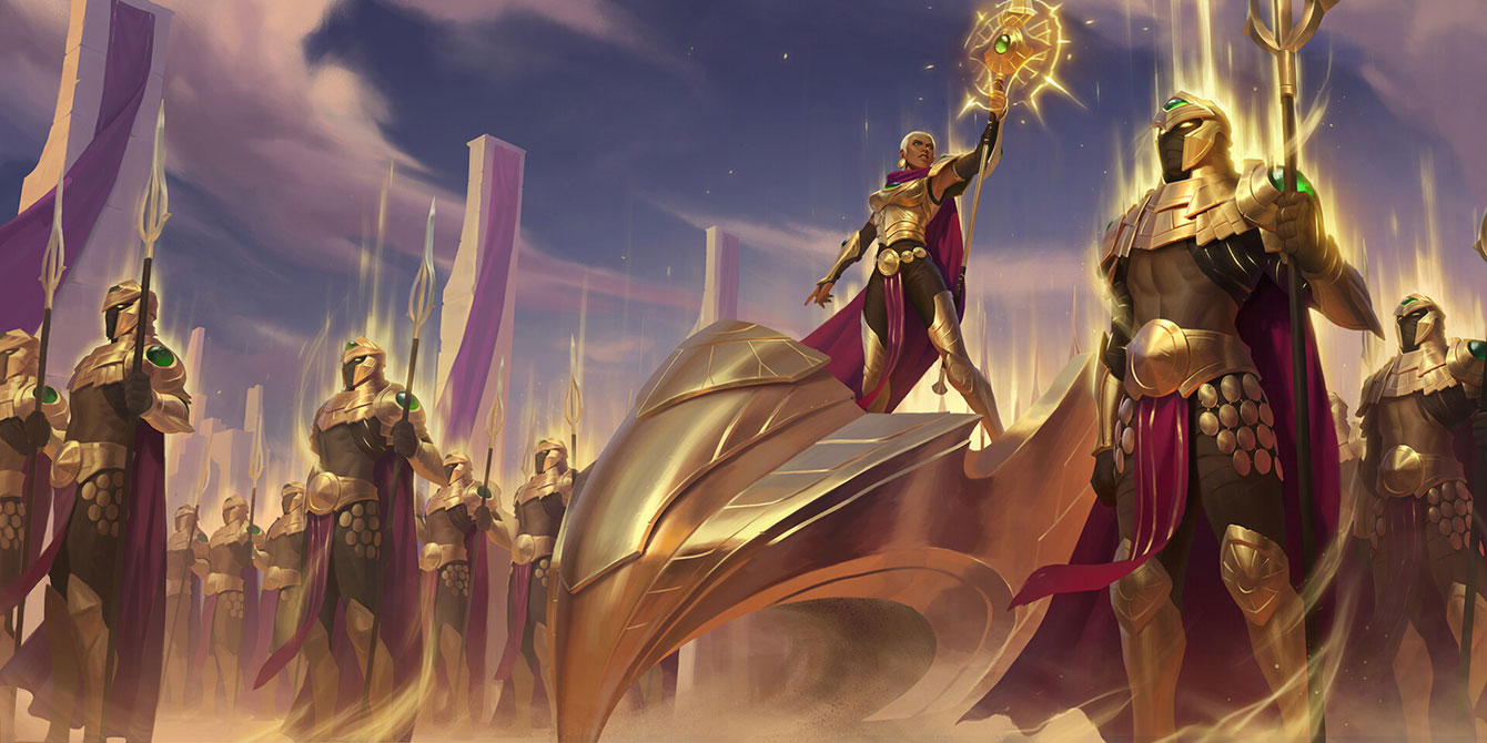 Inspiring Marshal Art from Legends of Runeterra