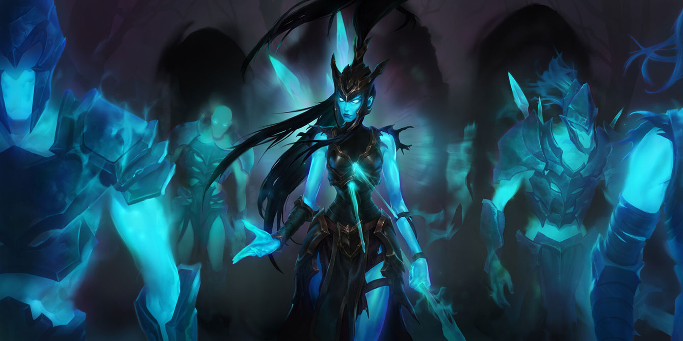 Kalista Level 2 Art from Legends of Runeterra