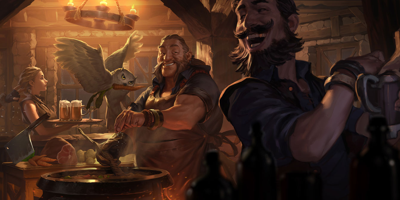 Kindly Tavernkeeper Art from Legends of Runeterra