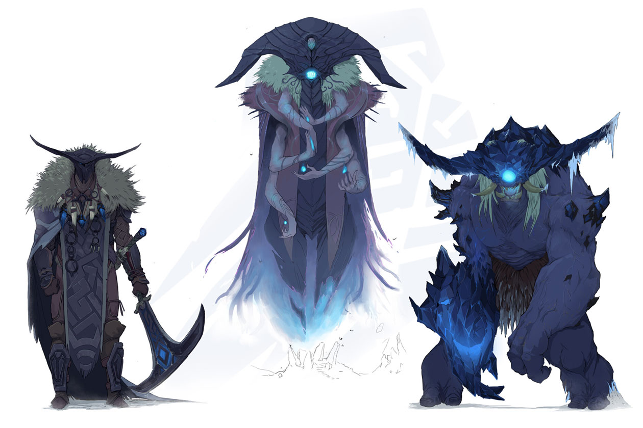 Lissandra Followers Art from Legends of Runeterra