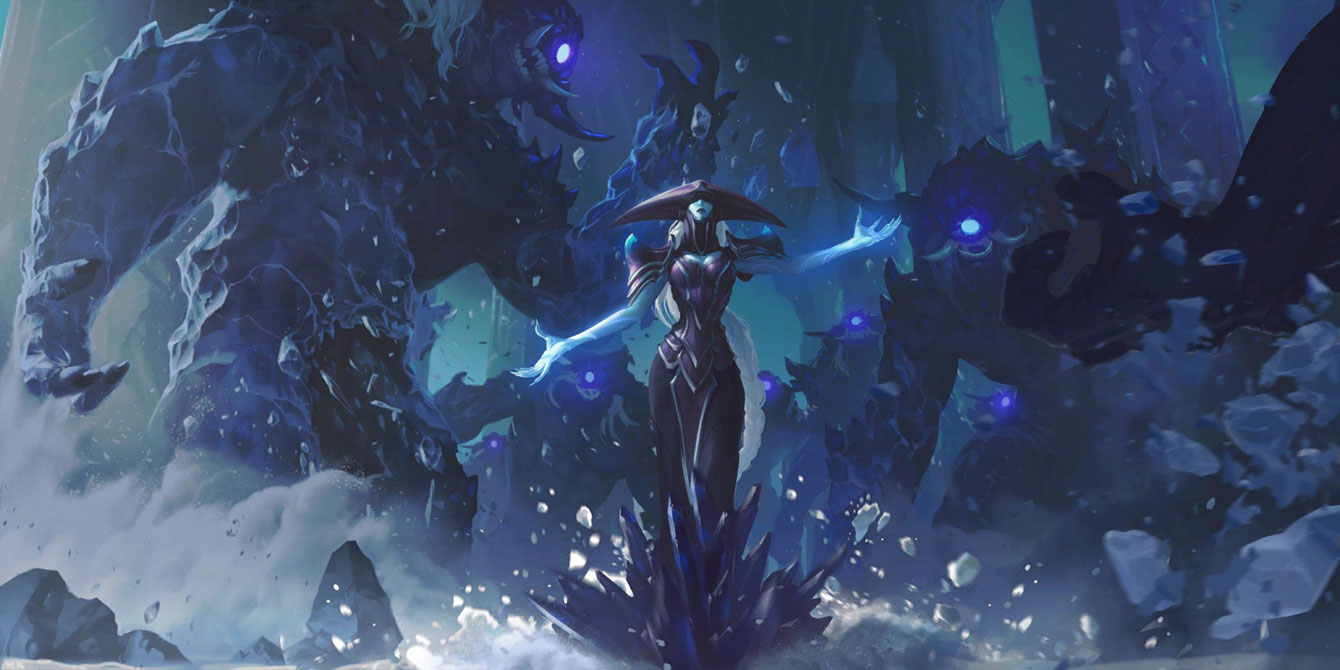 Lissandra Level 2 Art from Legends of Runeterra