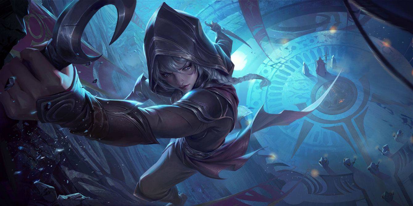 Lunari Shadestalker Art from Legends of Runeterra