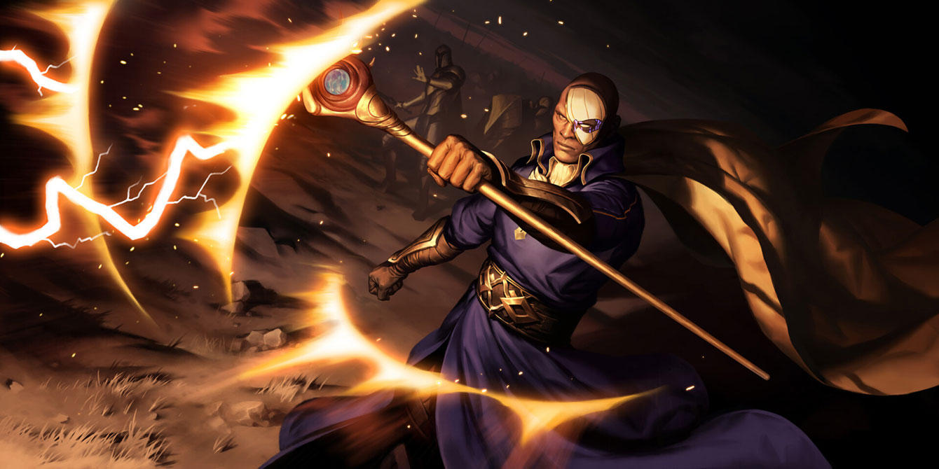 Mageseeker Inciter Art from Legends of Runeterra