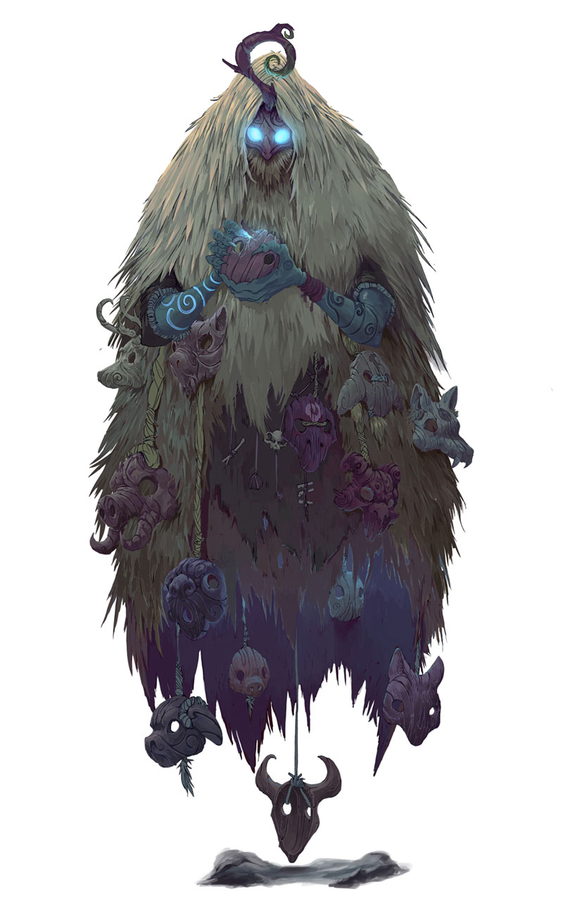 Mask Mother Concept Art from Legends of Runeterra