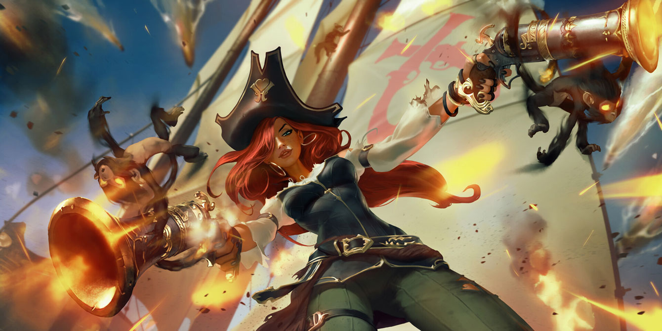 Miss Fortune Level 2 Art from Legends of Runeterra