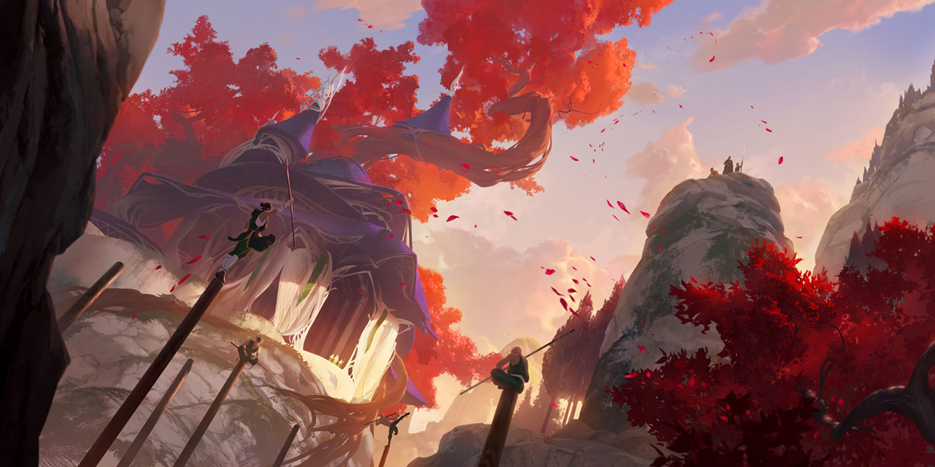 Monastery of Hirana Art from Legends of Runeterra