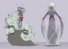 Moonweaver and Lunari Priestess