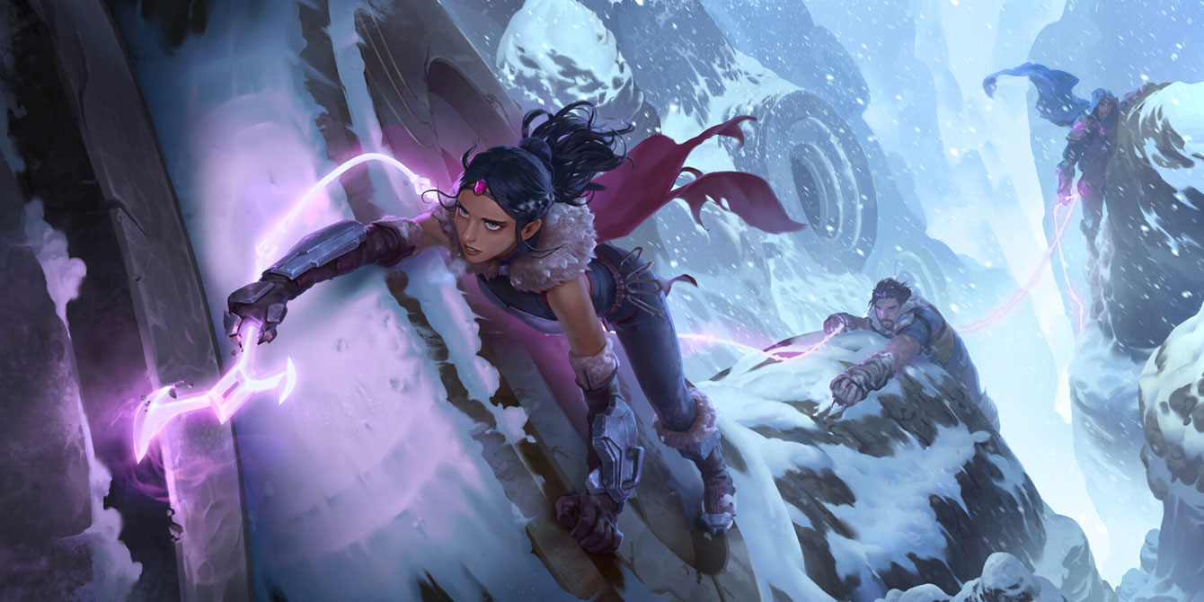 Mountain Sojourners Art from Legends of Runeterra