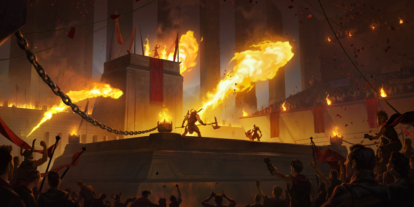 Noxkraya Arena Art from Legends of Runeterra