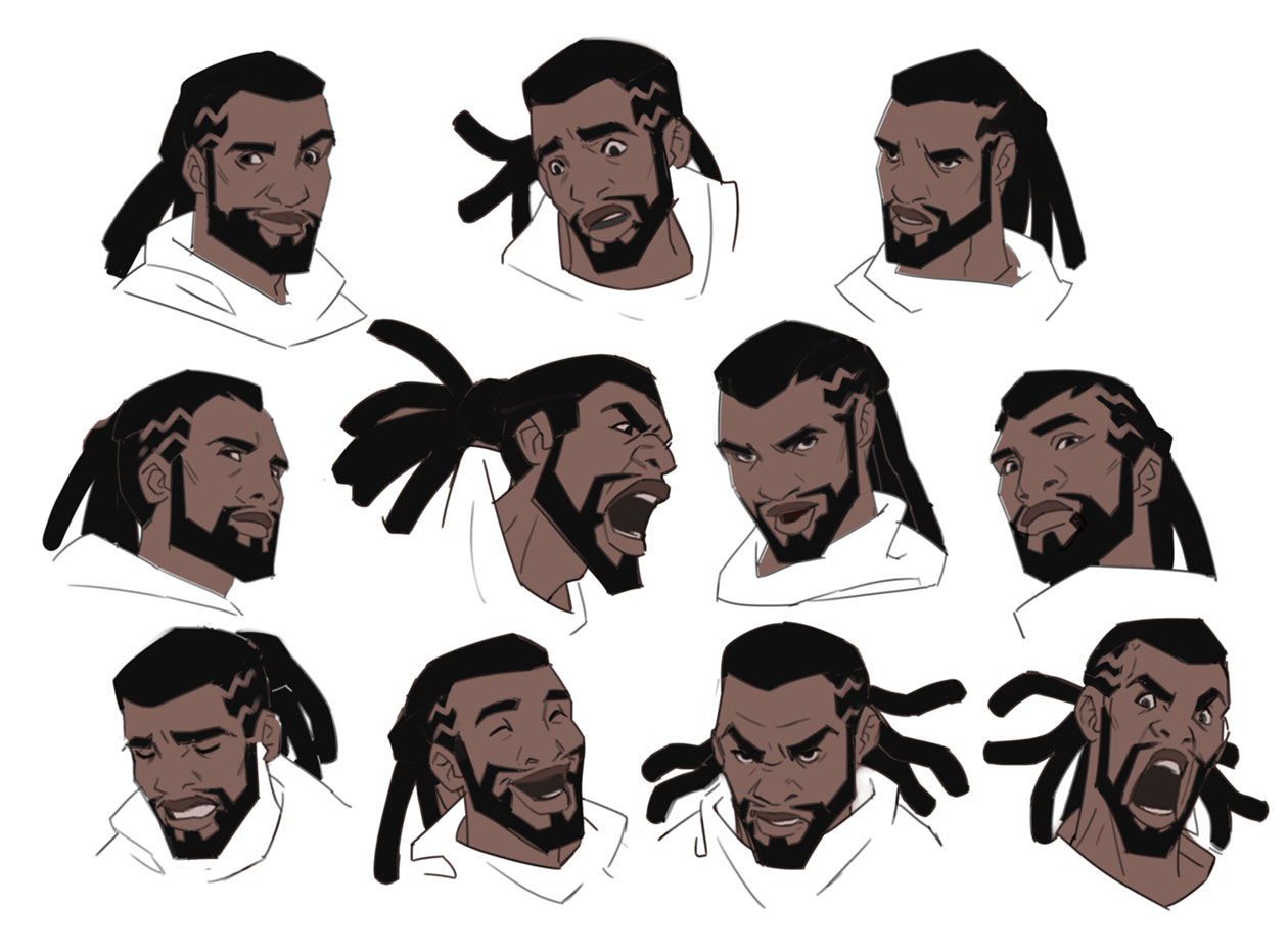 Omari Expressions Art from Legends of Runeterra