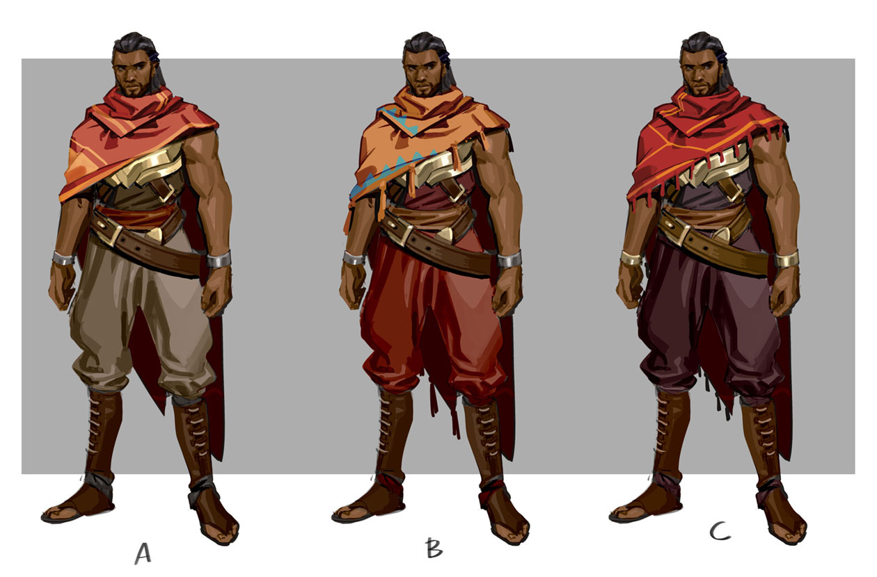 Omari Outfit Colors Art from Legends of Runeterra