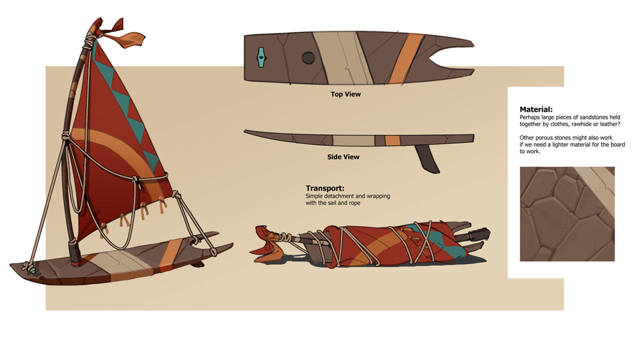 Omari's Sandboard Art from Legends of Runeterra