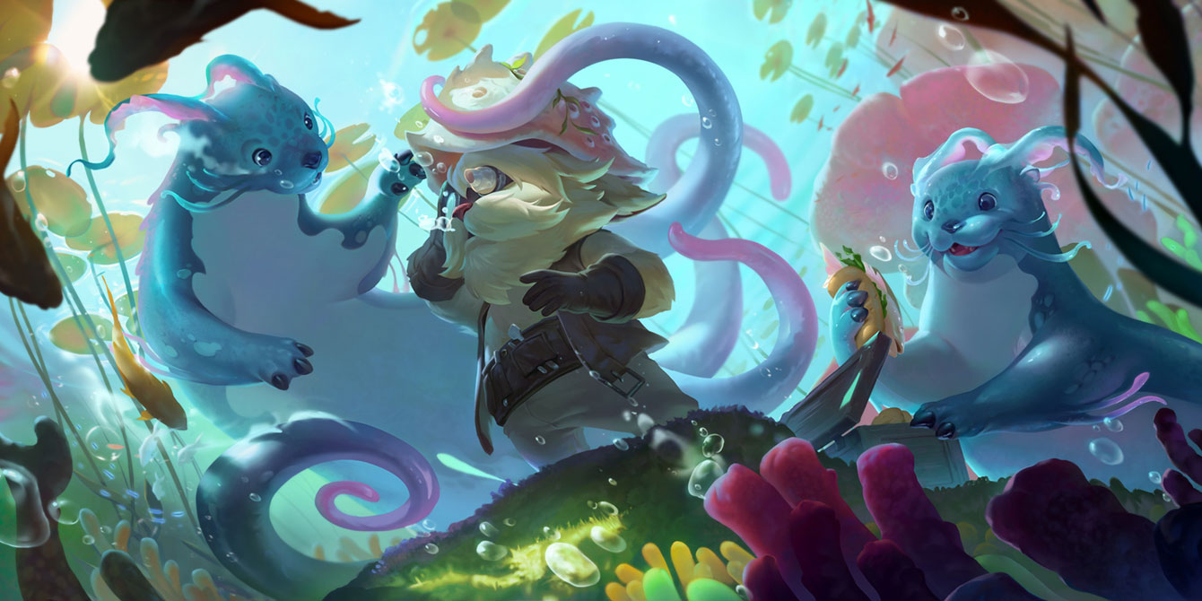 Otterpus Art from Legends of Runeterra