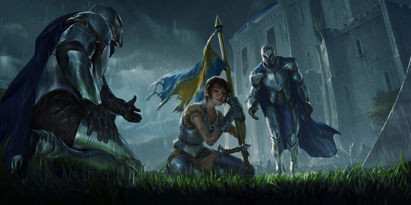 Penitent Squire Art from Legends of Runeterra