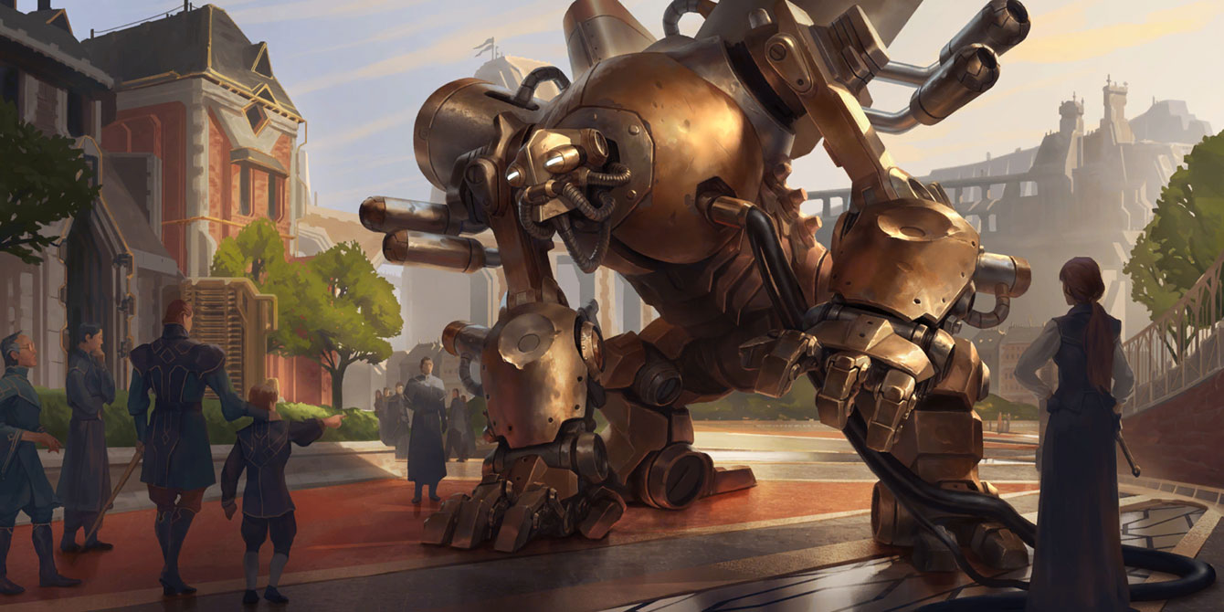 Plaza Guardian Art from Legends of Runeterra
