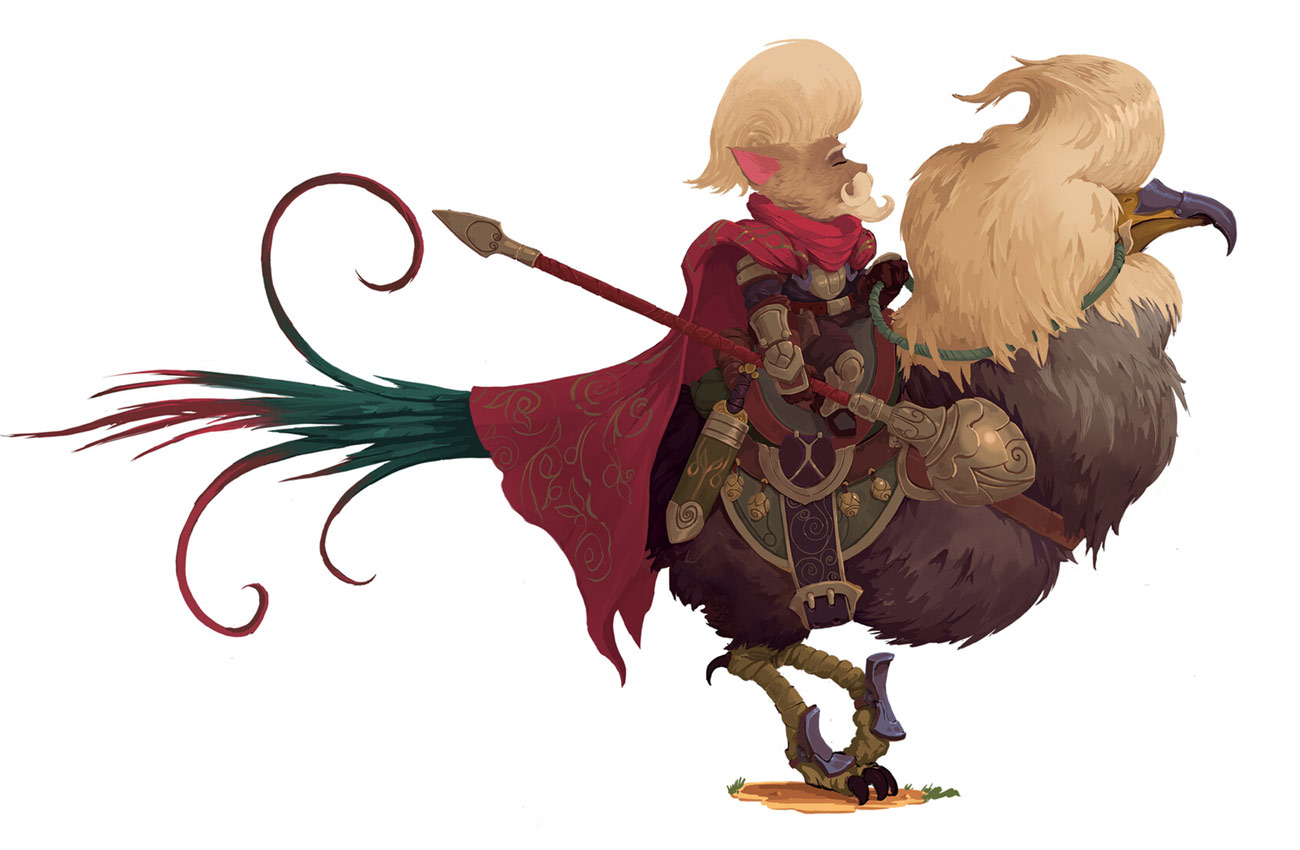 Pompous Cavalier Concept Art from Legends of Runeterra