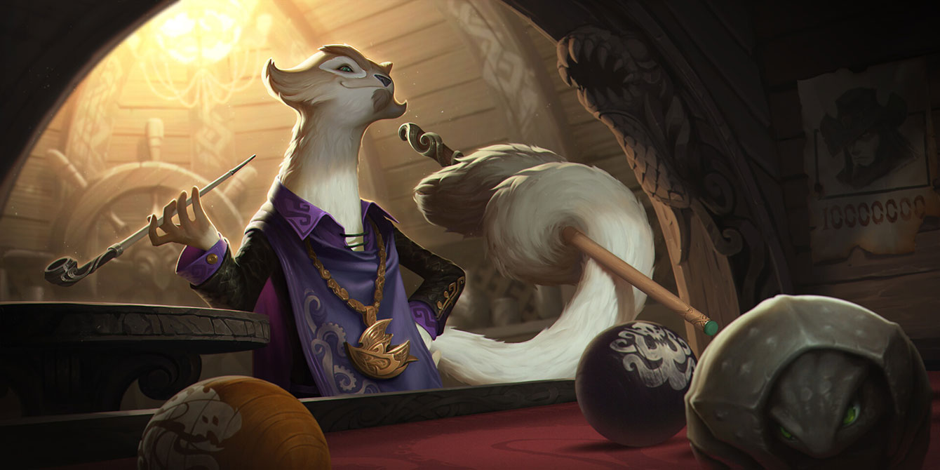 Pool Shark Art from Legends of Runeterra