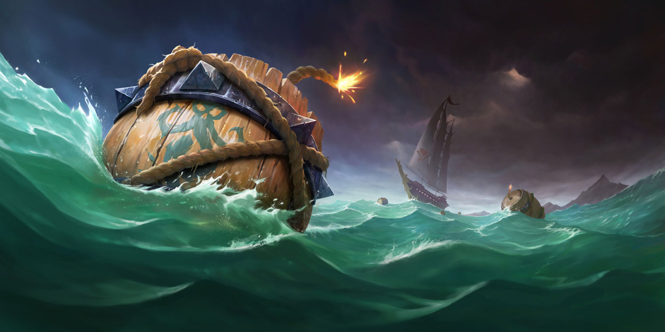Powder Keg Art from Legends of Runeterra