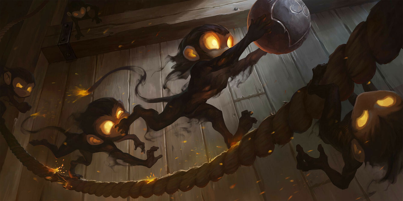 Powder Monkey Art from Legends of Runeterra