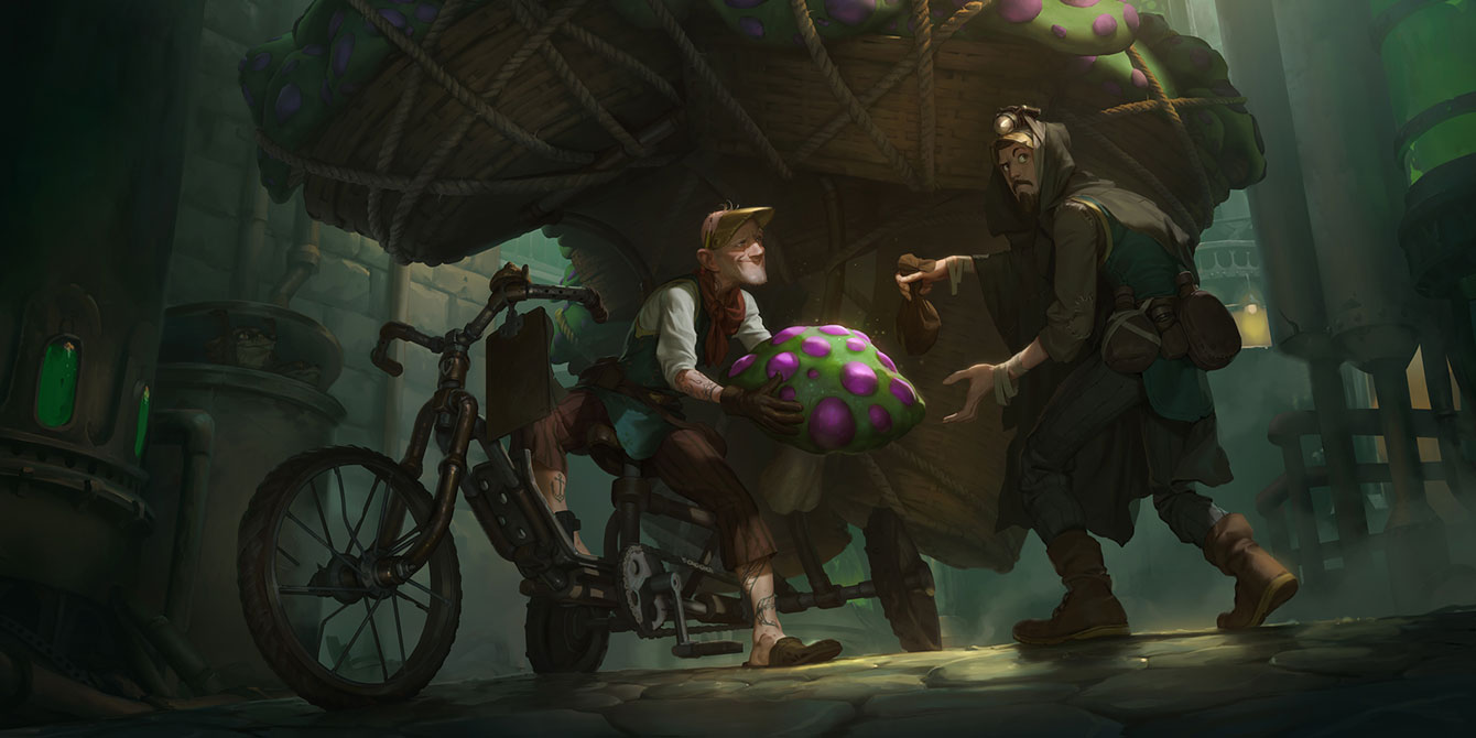 Puffcap Peddler Art from Legends of Runeterra