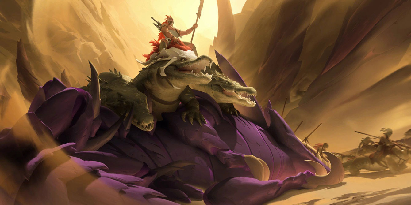 Raz Bloodmane Art from Legends of Runeterra