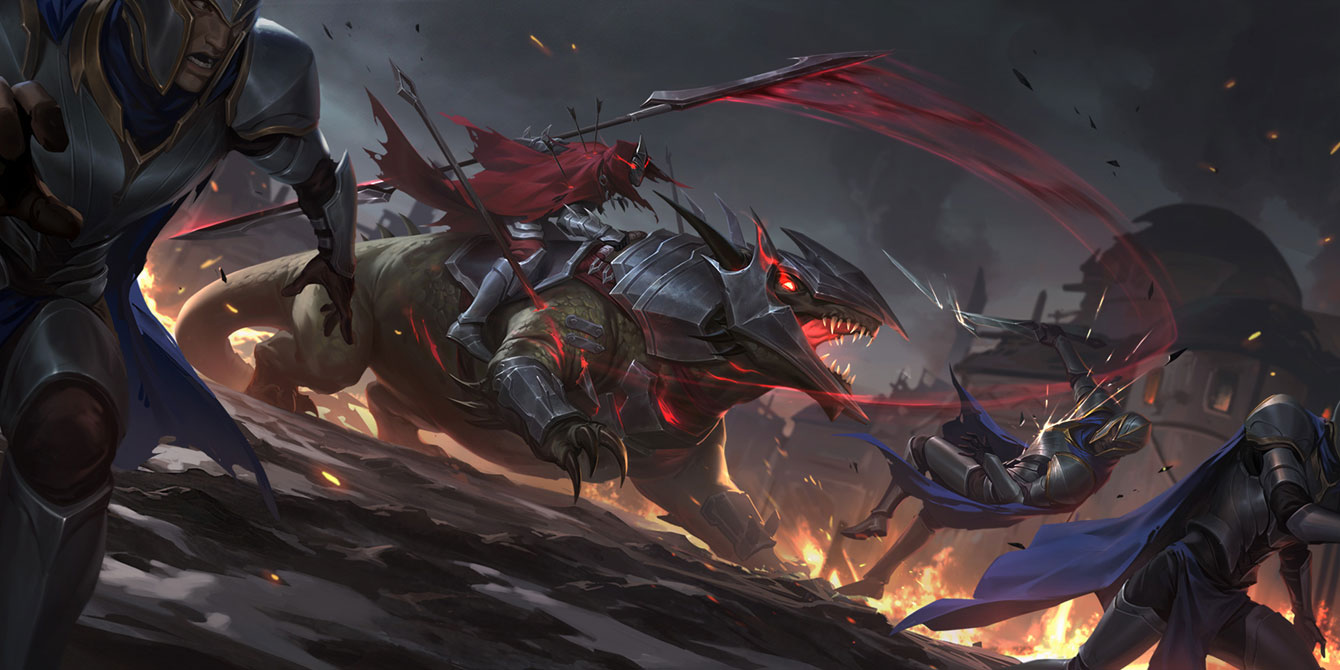 Risen Rider Art from Legends of Runeterra
