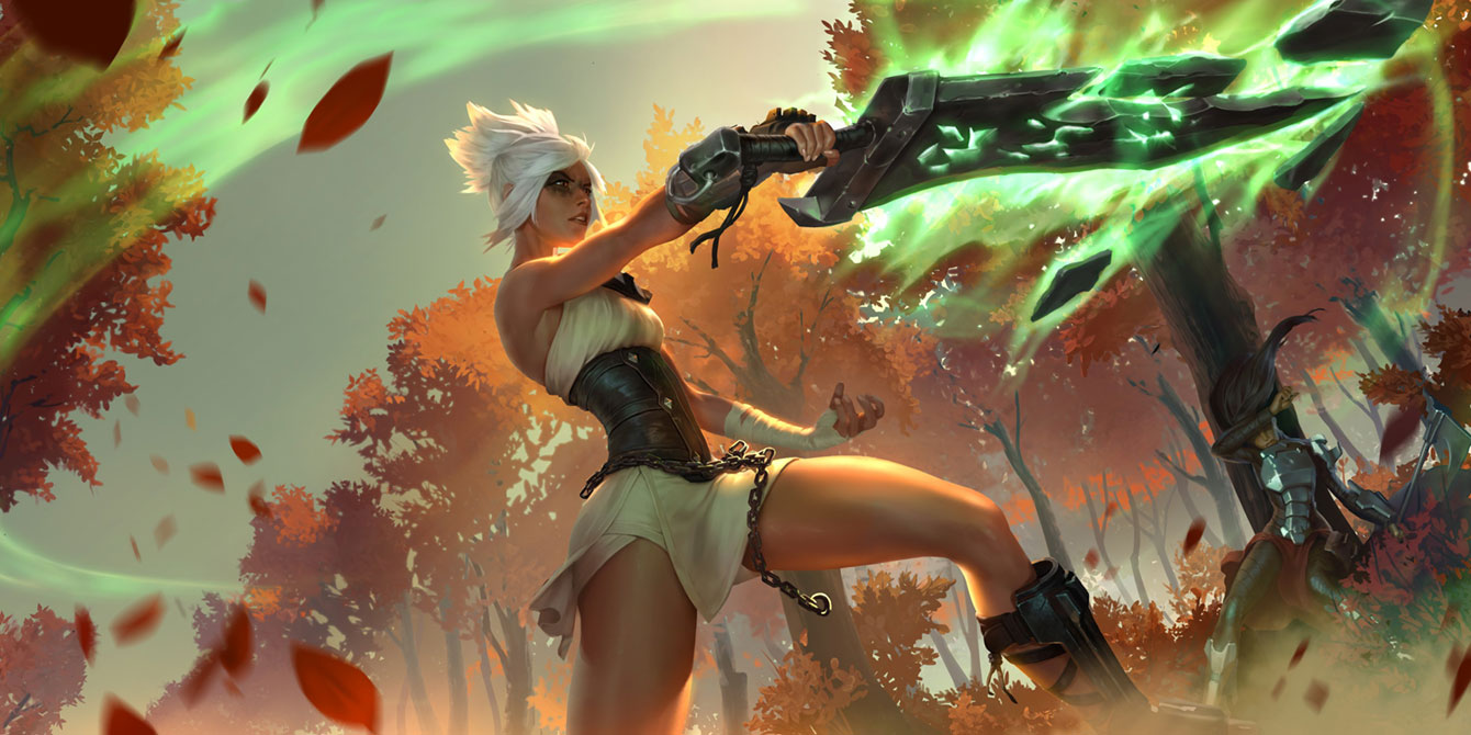 Riven Level 2 Art from Legends of Runeterra