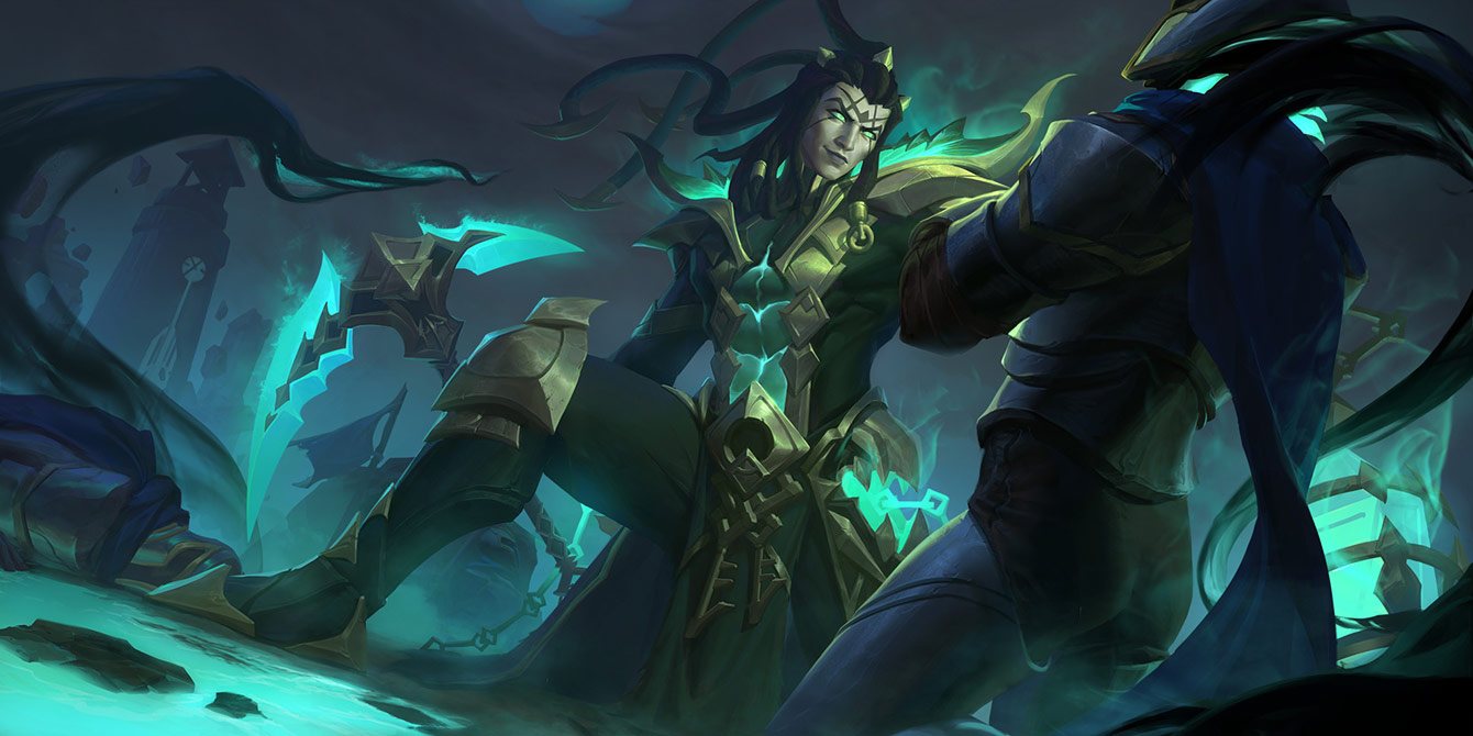 Ruined King: Human Thresh Art from Legends of Runeterra