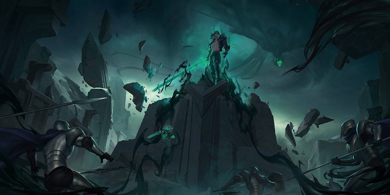 Ruined King Illustration from Legends of Runeterra