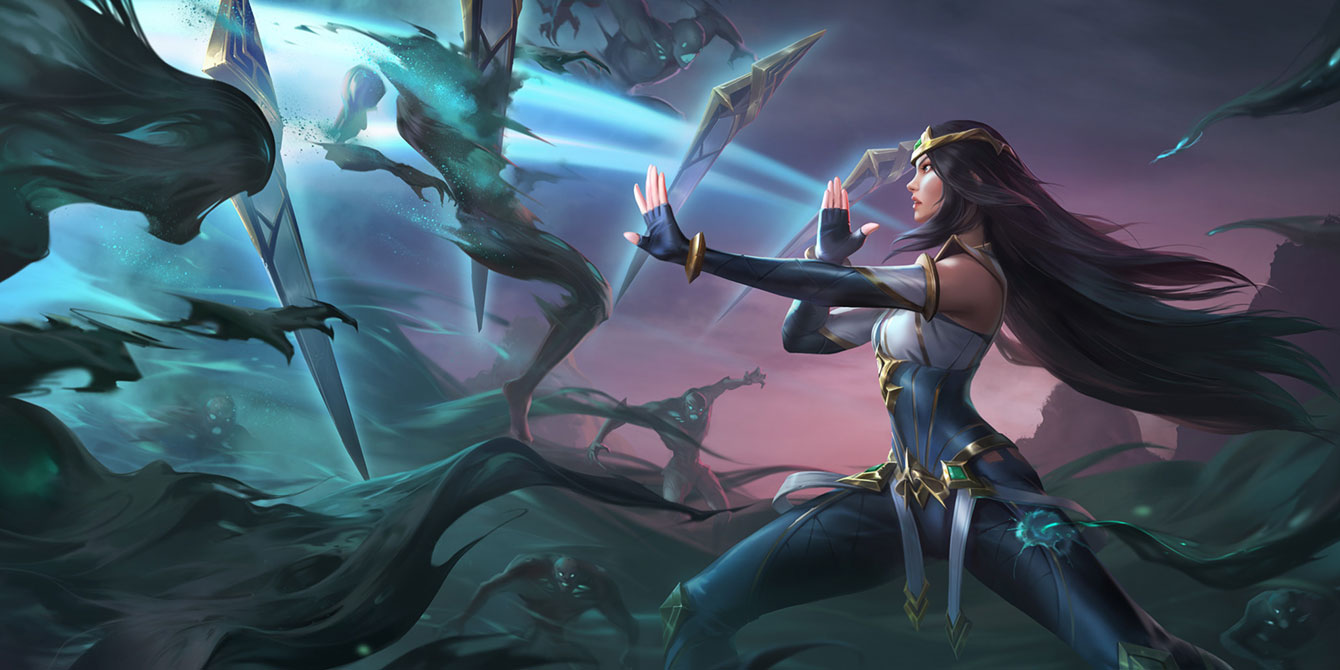 Ruined King: Irelia Art from Legends of Runeterra