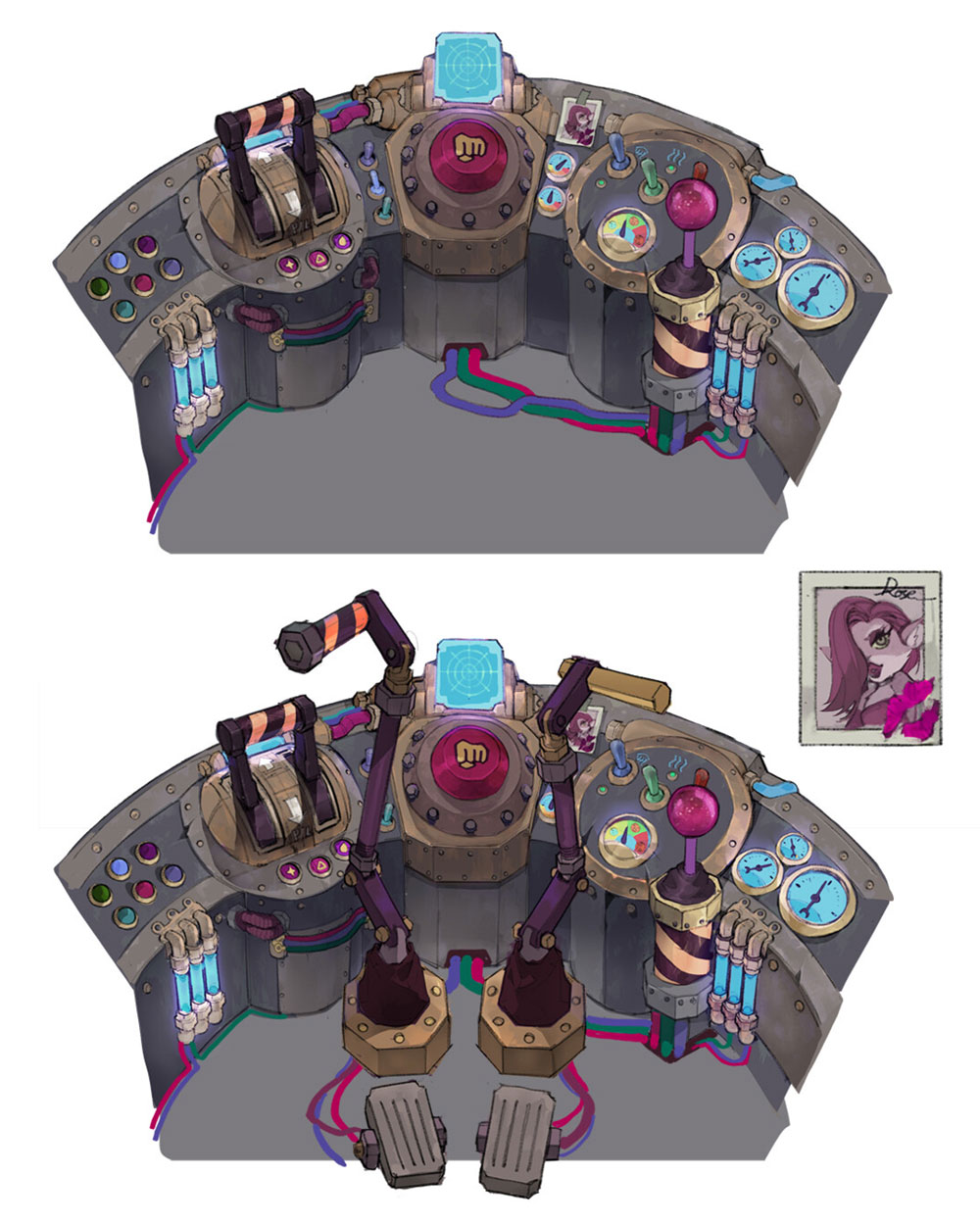 Rumble Cockpit Concept Art from Legends of Runeterra