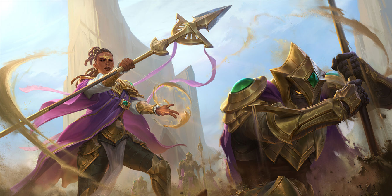 Sandcrafter Art from Legends of Runeterra