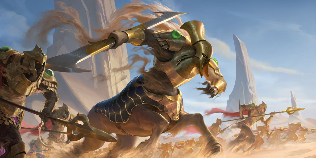Sandstone Charger Art from Legends of Runeterra