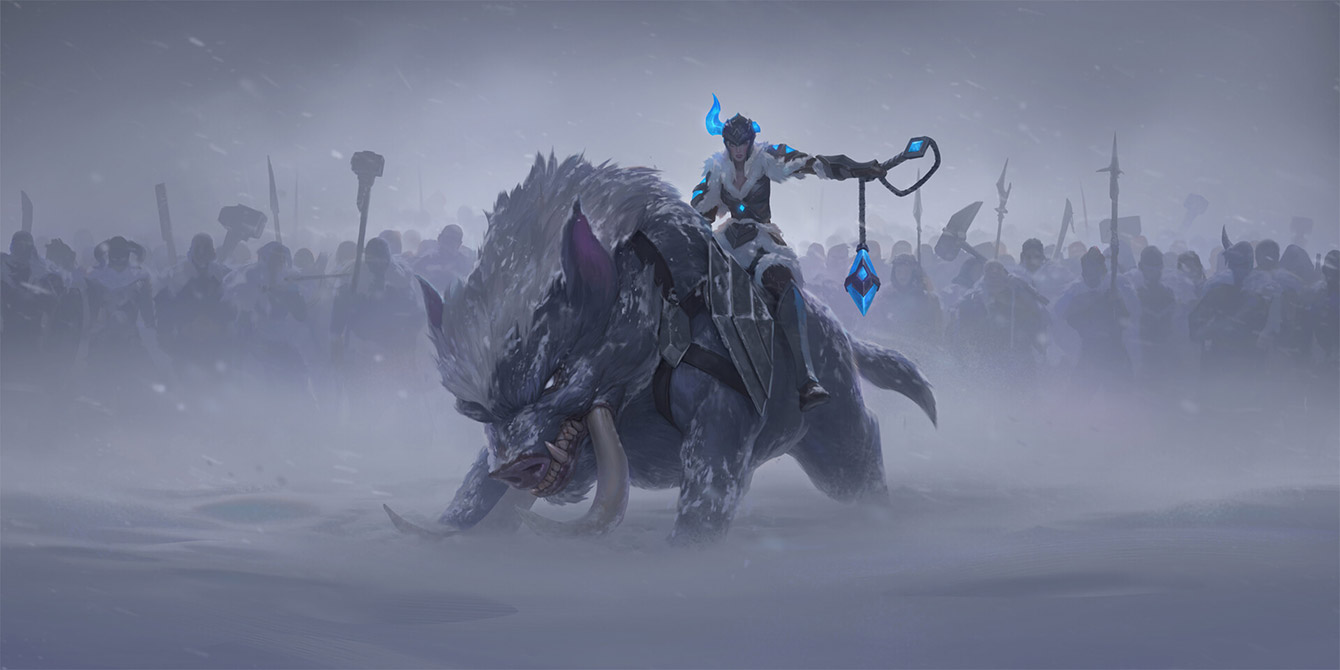 Sejuani Art from Legends of Runeterra