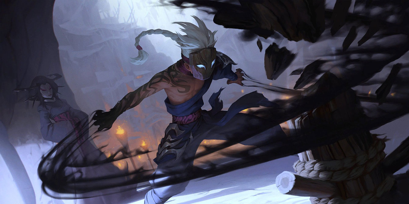 Shadow Apprentice Art from Legends of Runeterra