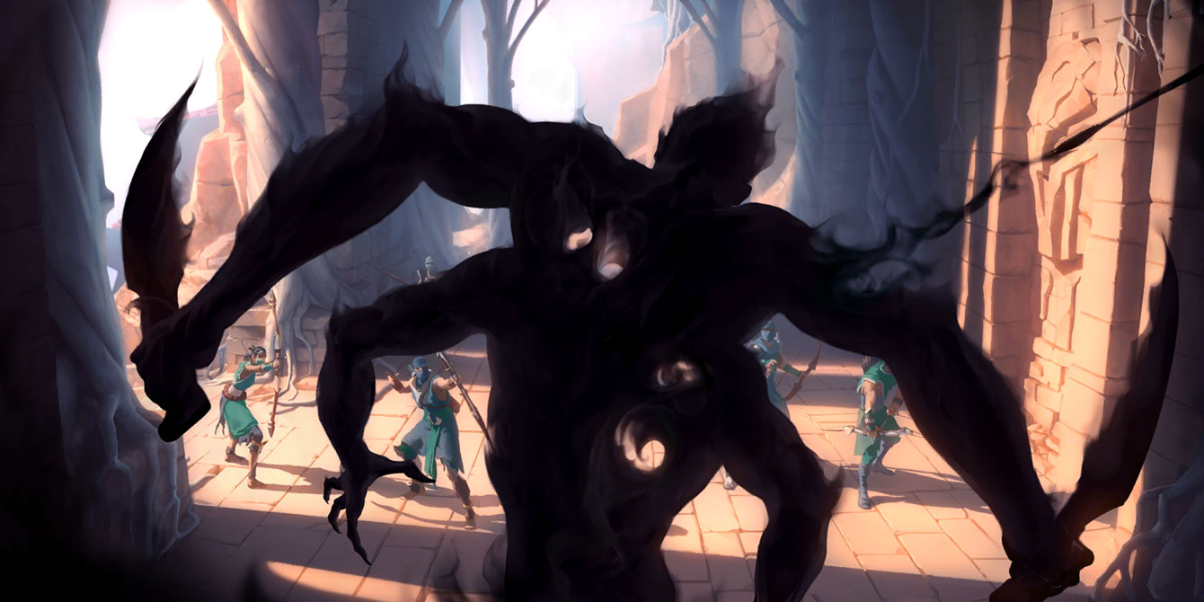 Shadow Fiend Art from Legends of Runeterra