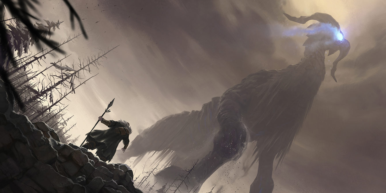 She Who Wanders Art from Legends of Runeterra