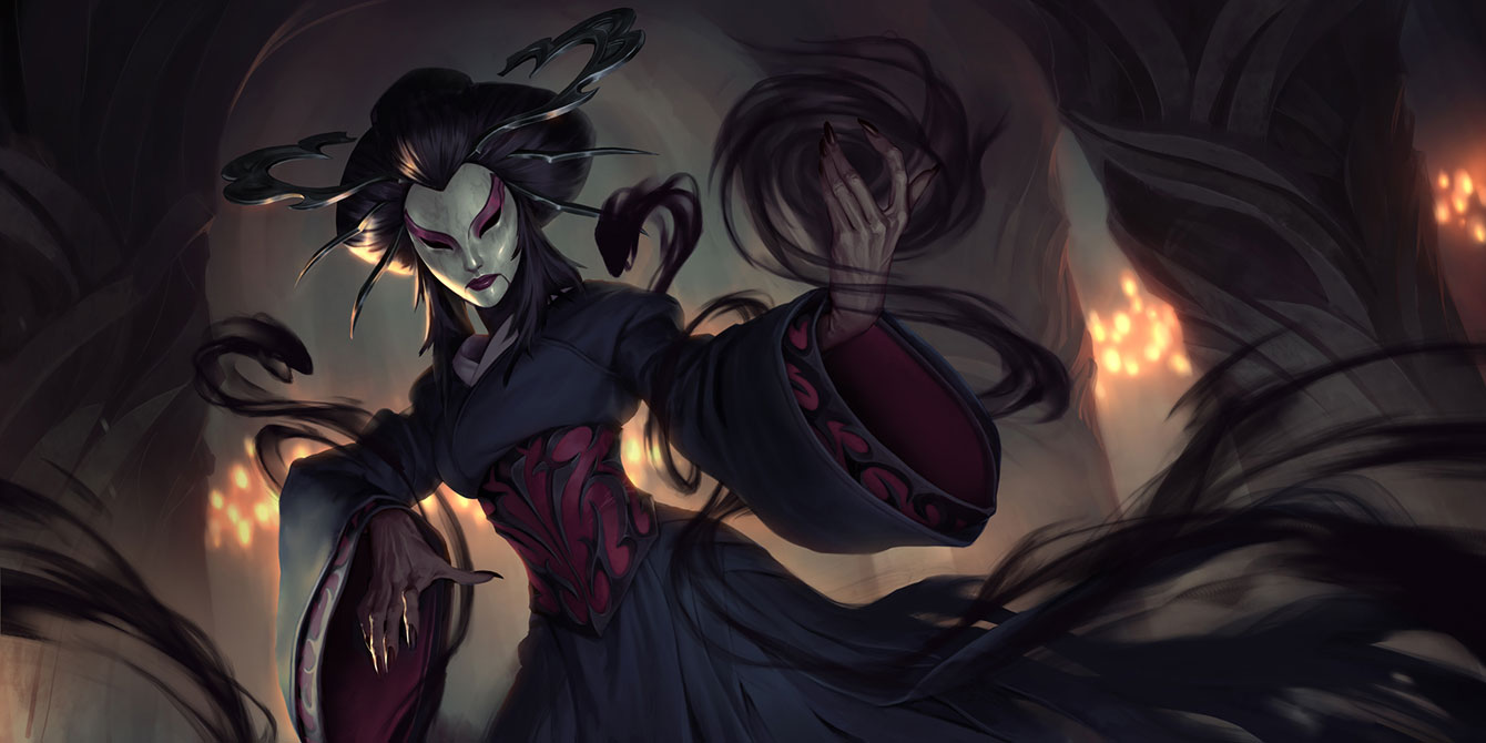 Silent Shadowseer Art from Legends of Runeterra