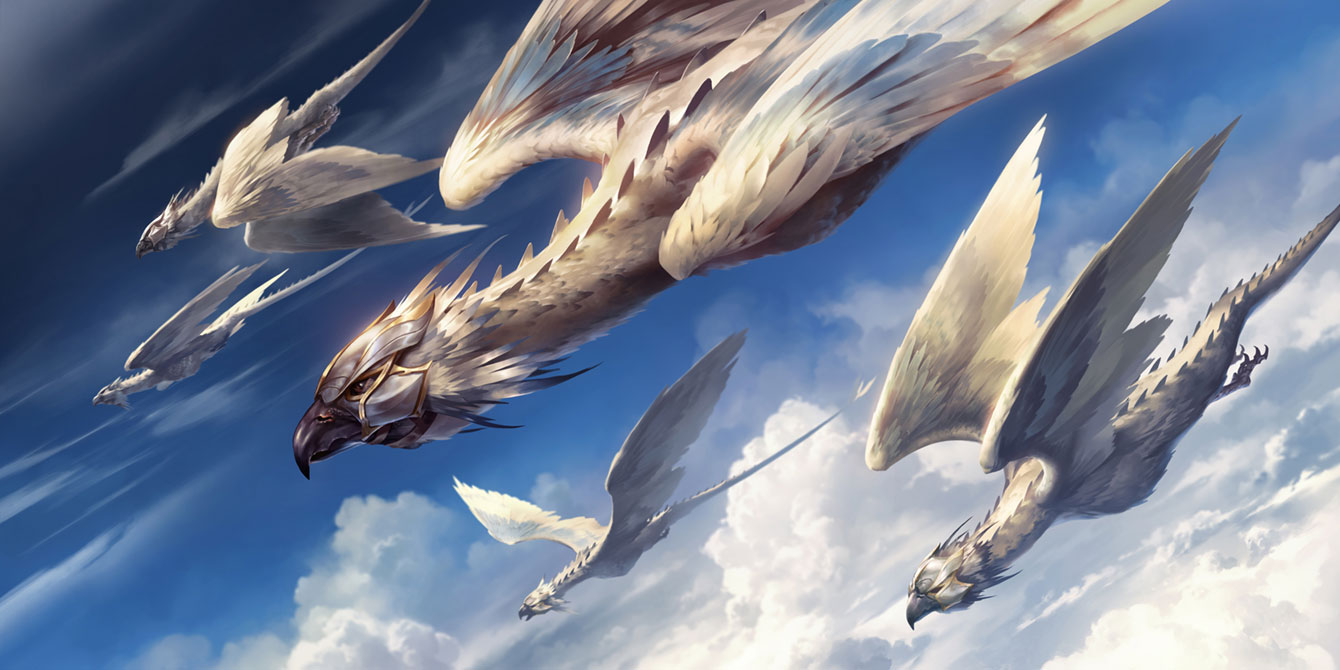 Silverwing Vanguard Art from Legends of Runeterra